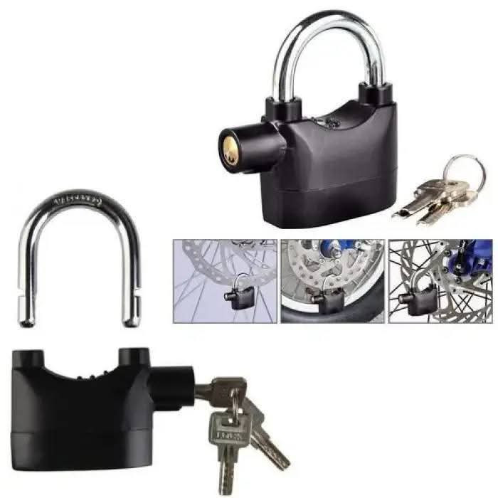 Smart Alarm Padlock (110dB Siren) - চোর থেকে বাঁচুন, নিশ্চিন্তে থাকুন!
